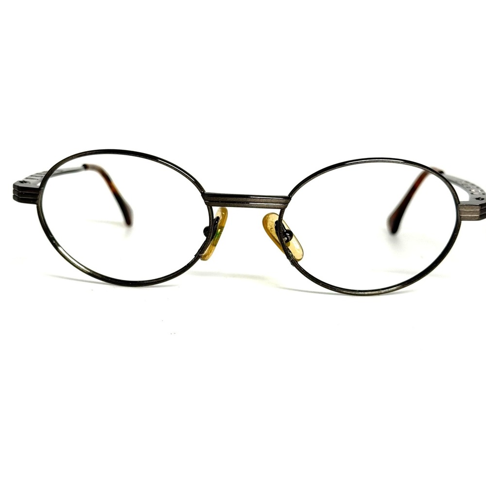 Gianfranco Ferre GFF 264/S Vintage Oval Eyeglasses Gunmetal Italy 52-20-140
